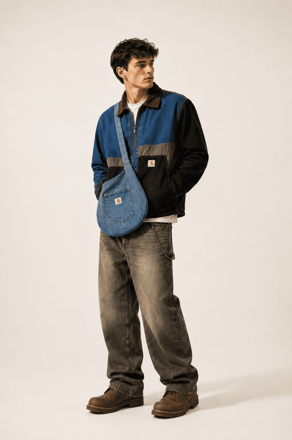 Editorial vintage clothing photography — menswear