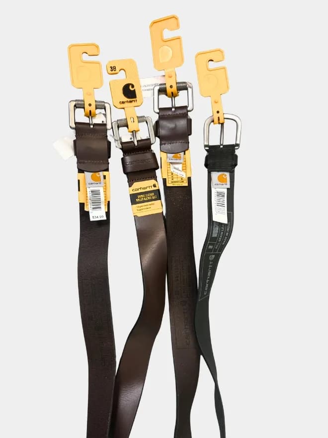 Carhartt Leather Belt – Adjustable Free Size Workwear Essential — image 5 of 5