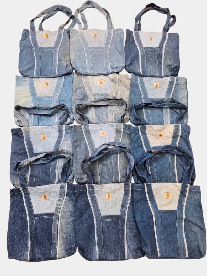 Bundle of Upcycle  Denim Tote Bag