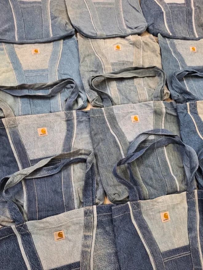 Bundle of Upcycle  Denim Tote Bag — image 3 of 7