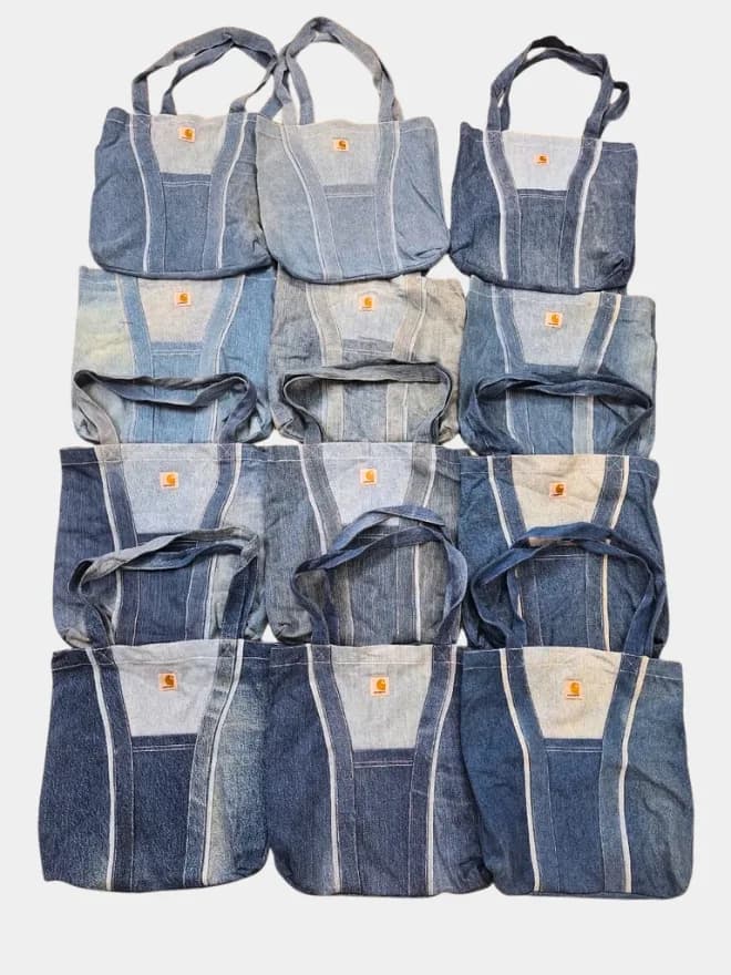 Bundle of Upcycle  Denim Tote Bag alternate