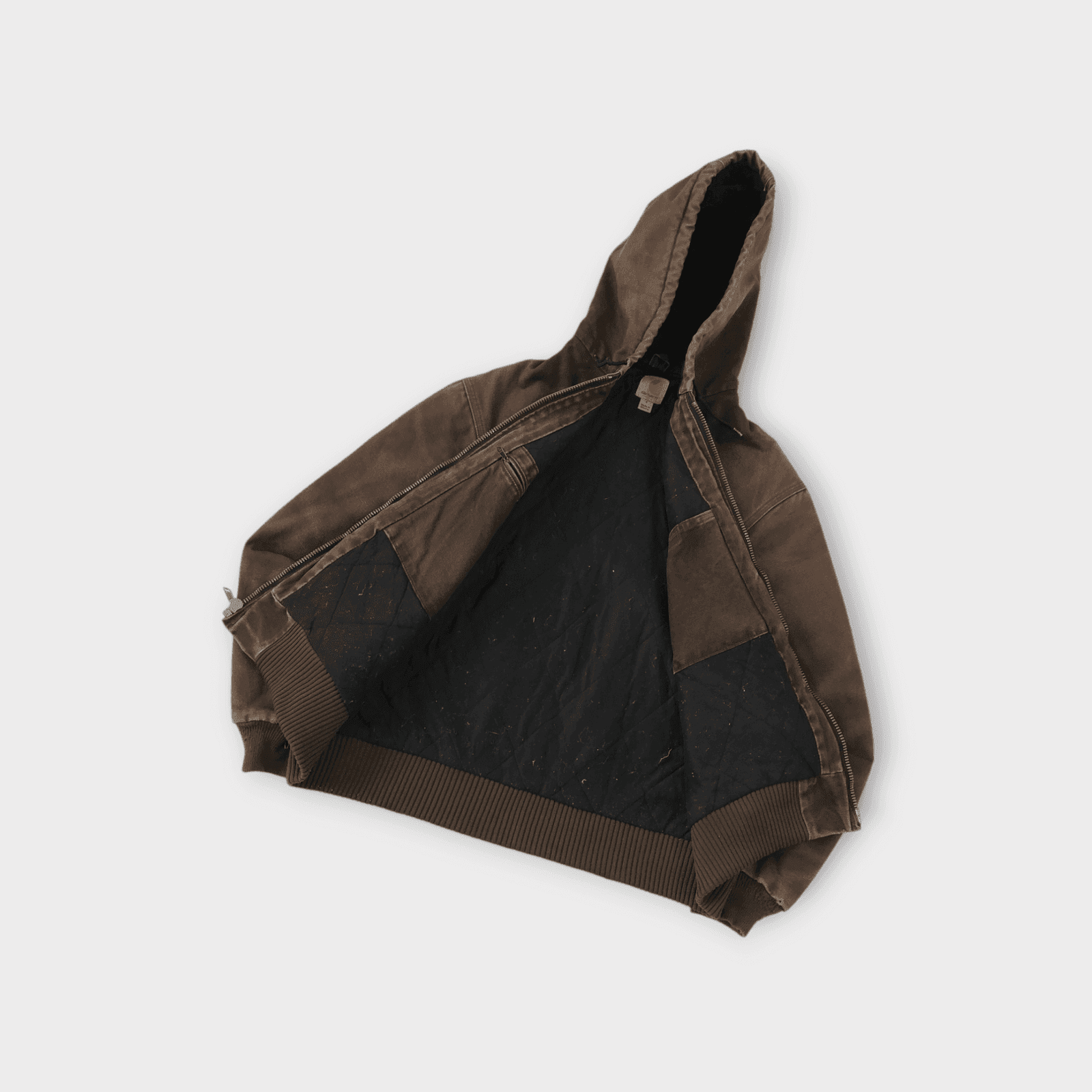 Vintage Carhartt J130 DKB Hooded Lined Active Jacket — image 4 of 10
