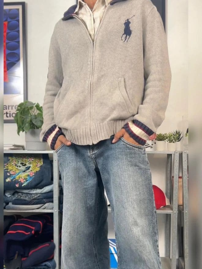Bundle of Vintage Polo Ralph Lauren Big Pony Full Zipper Sweaters — image 3 of 5