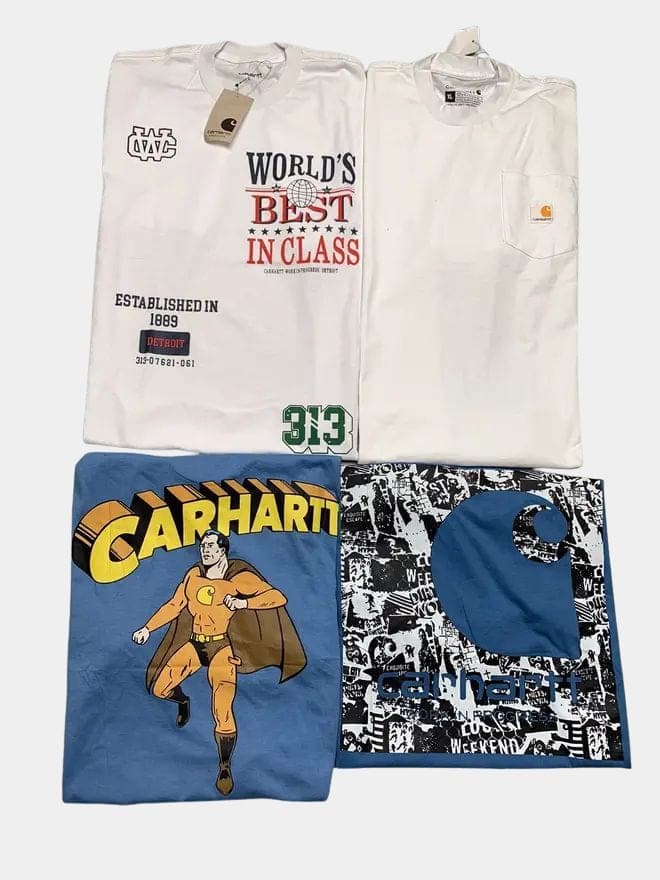 Carhartt WIP Graphic Print T-Shirt Bundle | Vintage (4PCS)