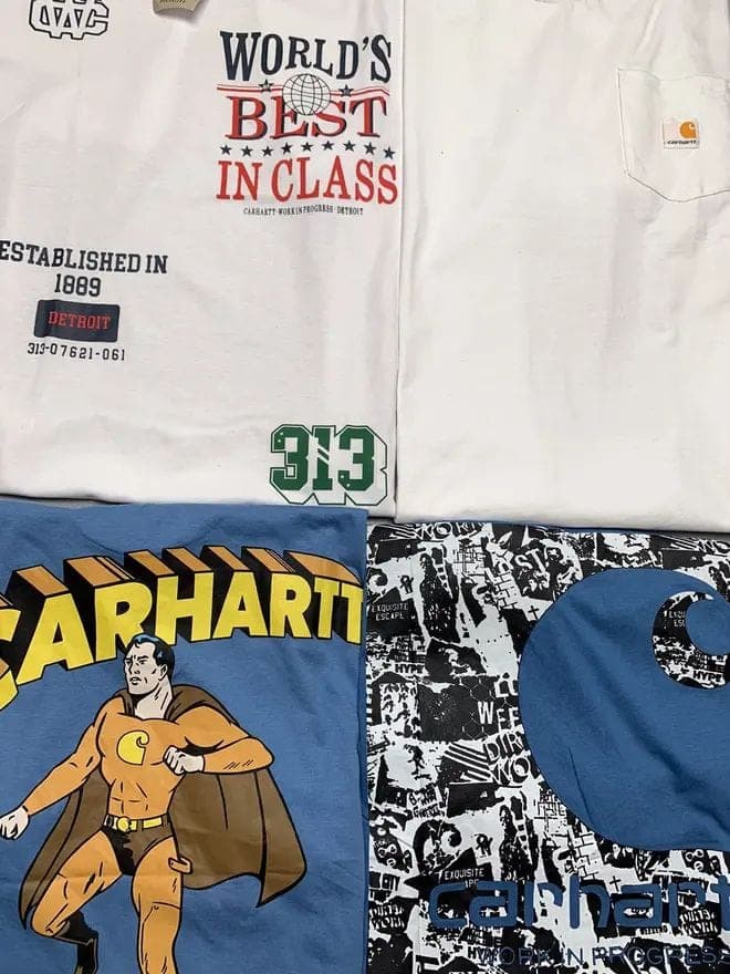 Carhartt WIP Graphic Print T-Shirt Bundle | Vintage (4PCS) — image 2 of 10